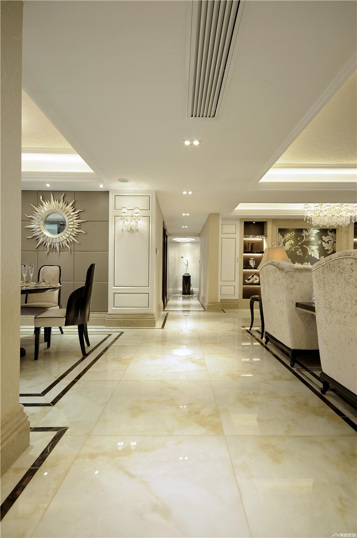 融科東南海260㎡裝修案例-過道