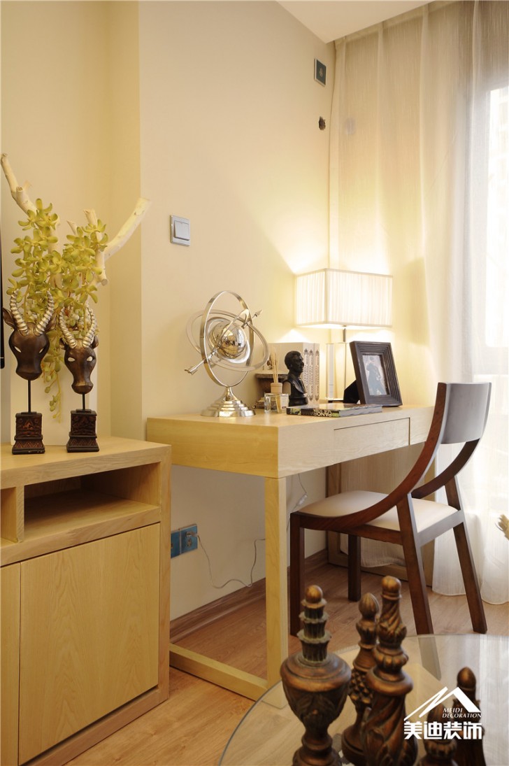 南楓時(shí)光樣板房-現(xiàn)代風(fēng)格-書房