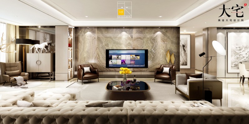 港式輕奢風(fēng)格裝修圖片