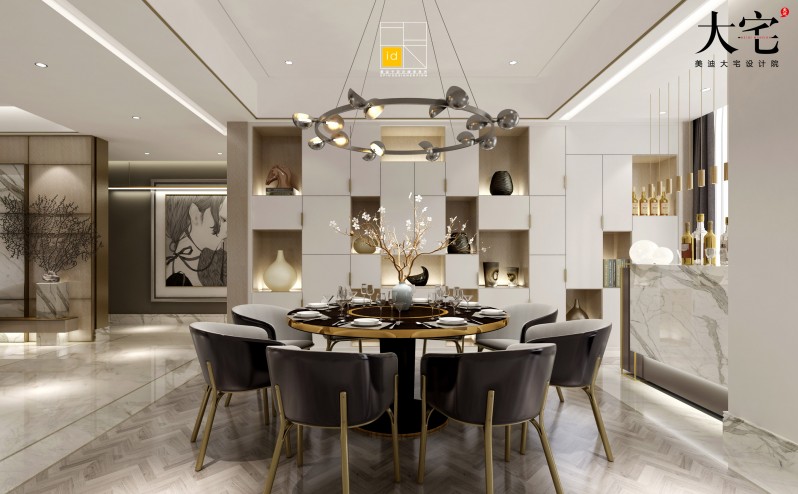 港式輕奢風(fēng)格裝修圖片